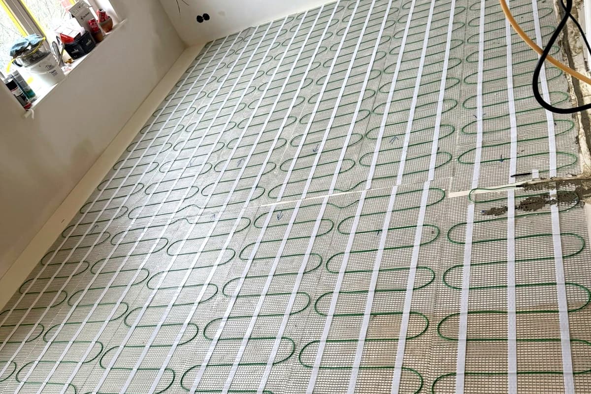 Elektrische vloerverwarming